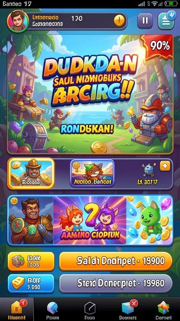 Screenshot menunjukkan interaksi multiplayer yang seru.