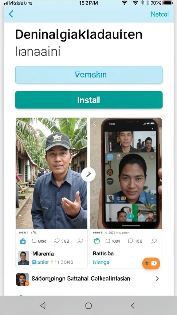 Tampilkan fitur sosial yang memungkinkan pemain berinteraksi.