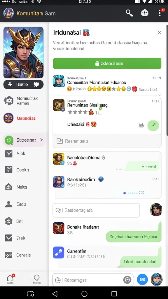 Beragam mode permainan yang menantang.