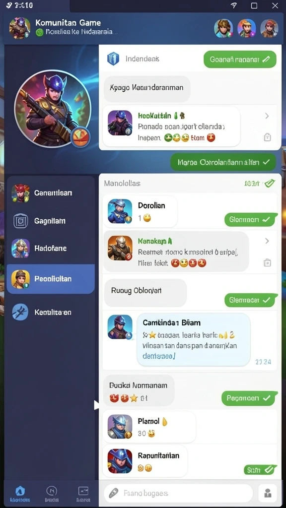 Komunitas aktif yang mendukung pengalaman bermain.