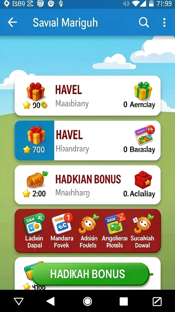 Tampilan antarmuka yang menarik dan user-friendly.