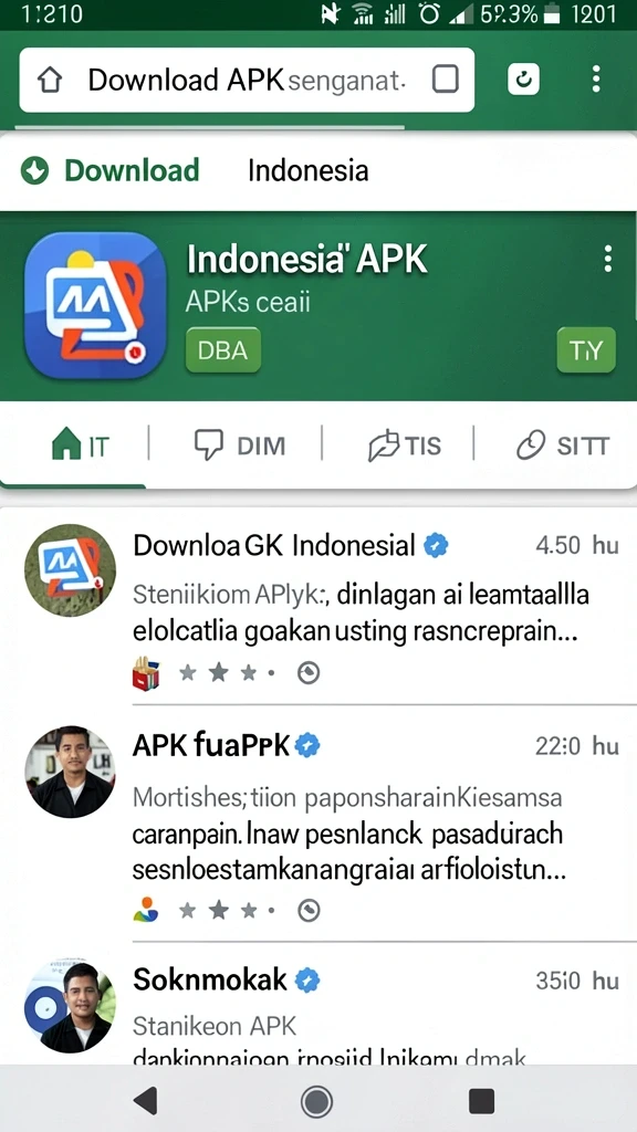 Tampilan awal aplikasi yang menarik dan user-friendly.