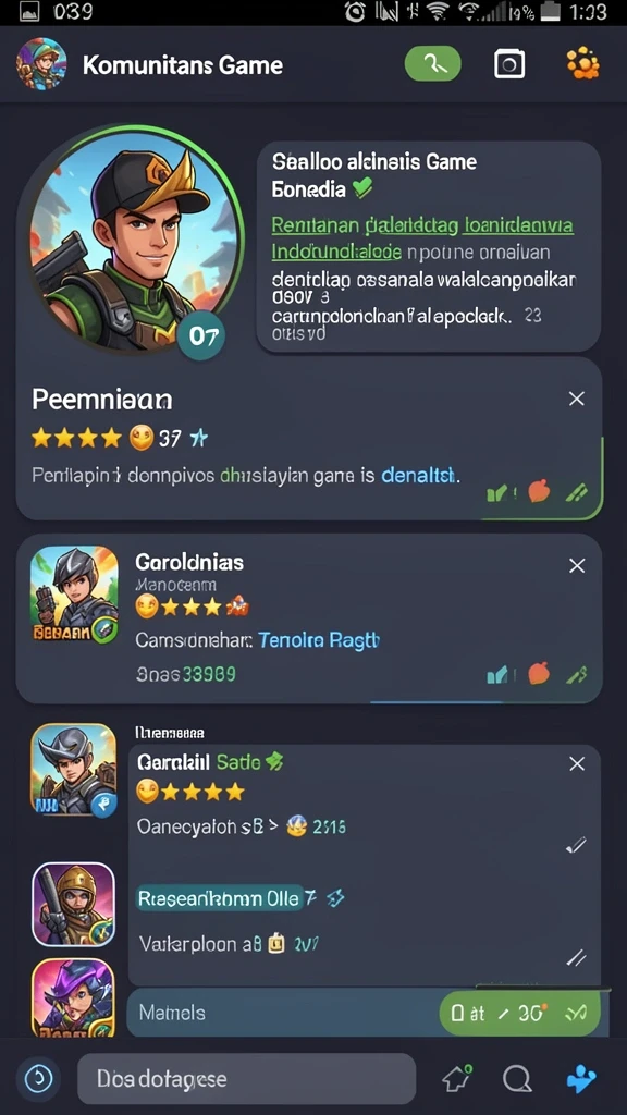Tampilan antarmuka yang menarik dan mudah digunakan.