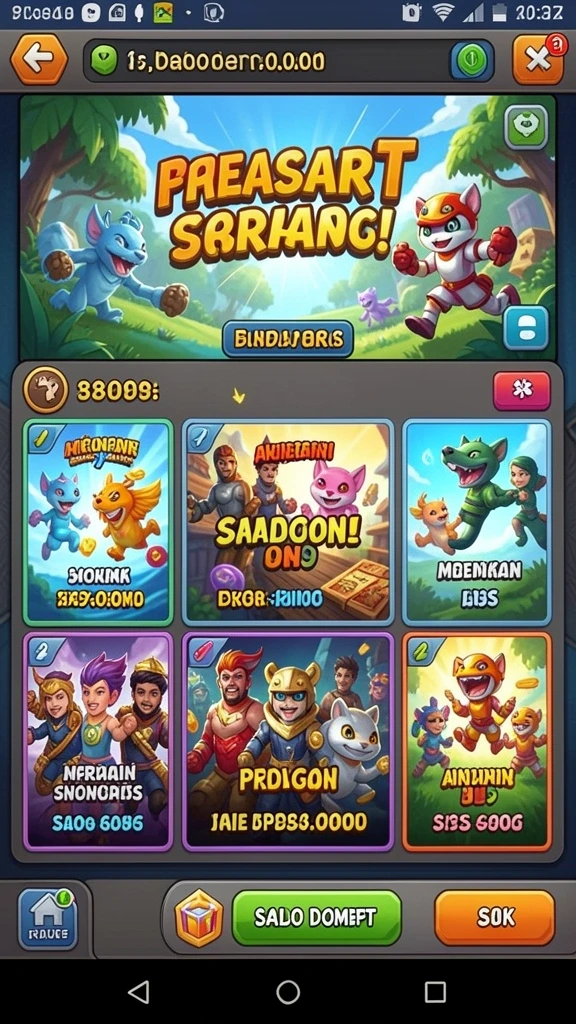 Karakter heroik dengan desain yang unik dan menarik.