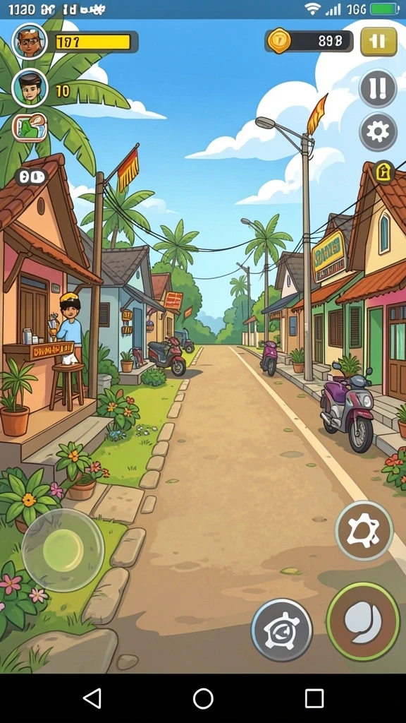 Tampilan antarmuka game DY01 yang menarik.