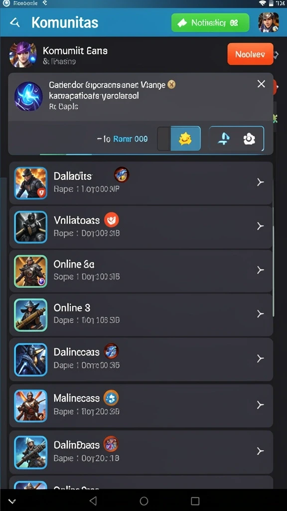 Screenshot menggambarkan antarmuka pengguna yang responsif dan menarik.