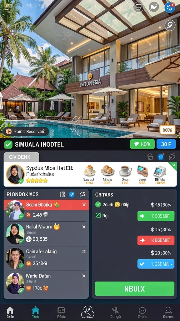 Pengaturan level yang menakjubkan dan menantang.