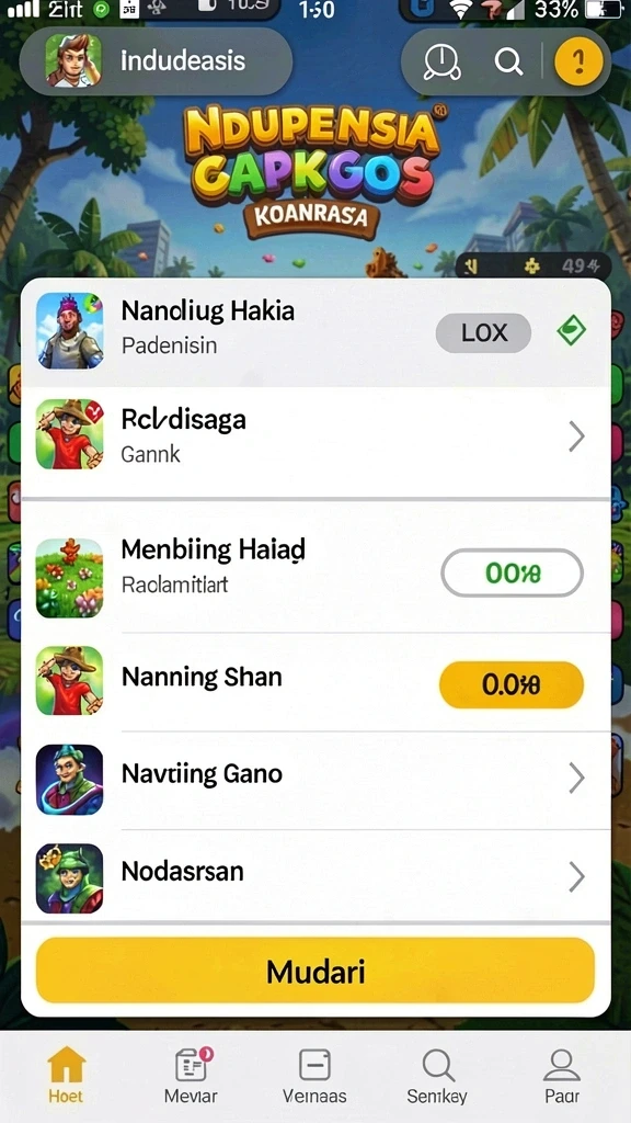 Tampilan luar angkasa yang memukau dalam GALAXY77.