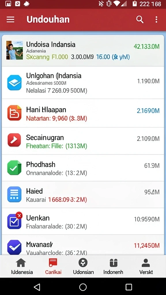Tampilan antarmuka yang intuitif dan mudah digunakan.