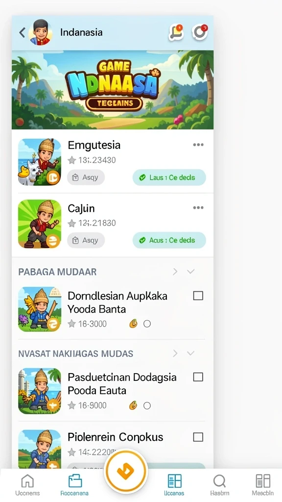 Karakter-karakter unik dengan desain menarik.