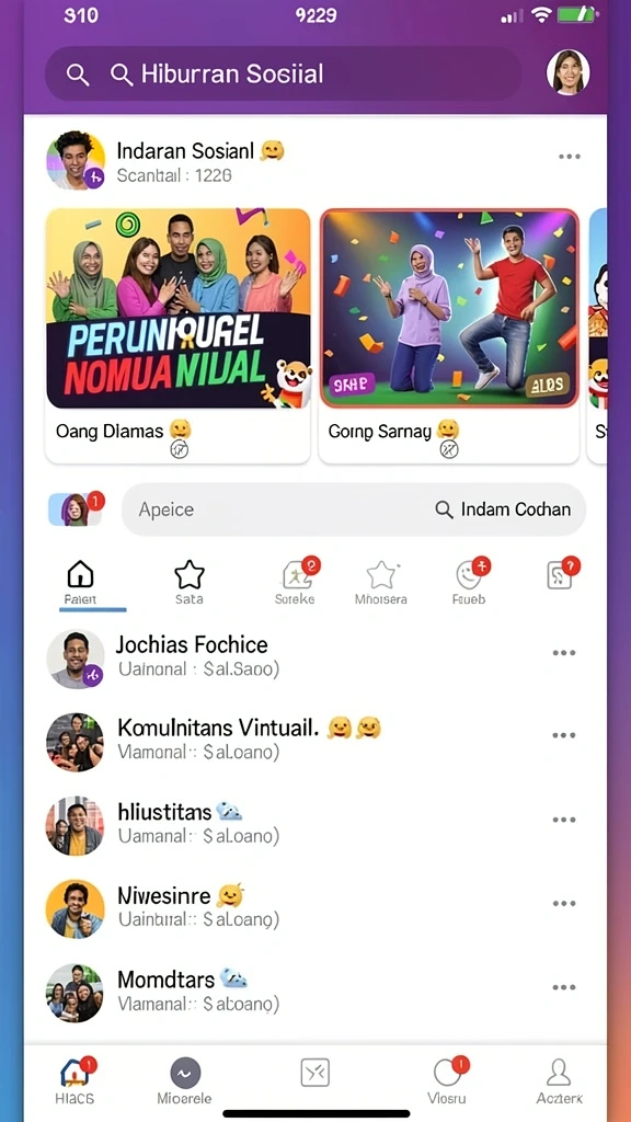 Fitur multiplayer yang memungkinkan bersaing dengan teman.