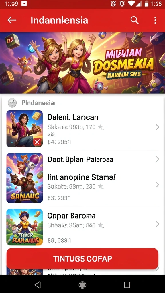 Fitur permainan yang beragam dan menantang.