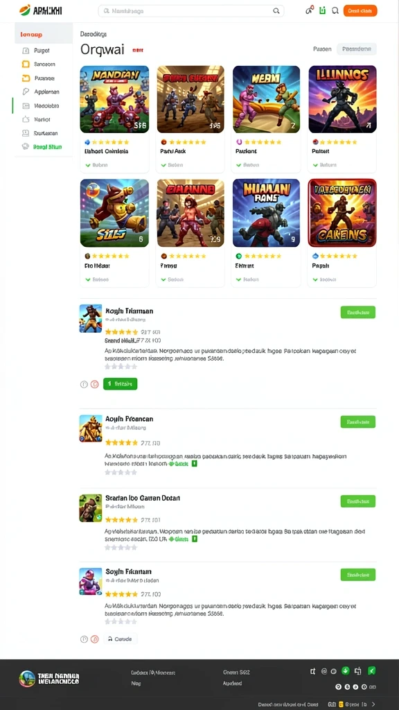 Tampilan antarmuka yang user-friendly dan menarik.