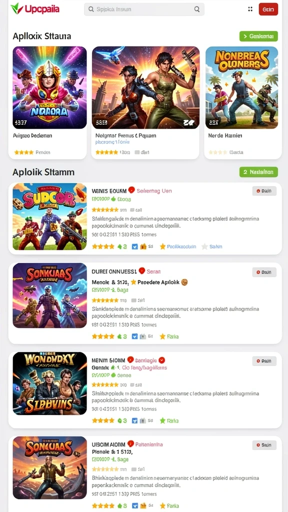Tampilan antarmuka yang menarik dan user-friendly.