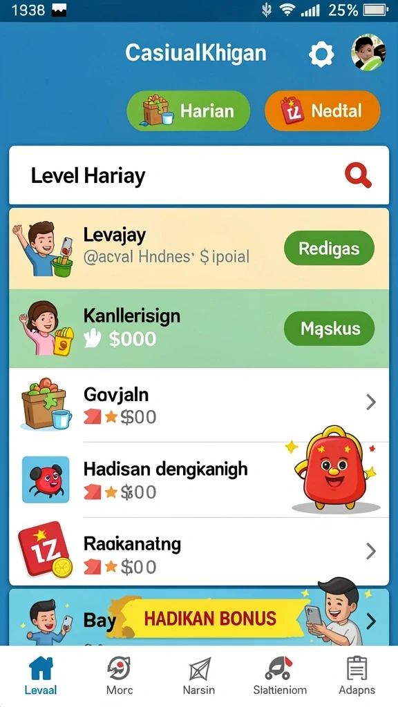 Tampilan antarmuka yang modern dan intuitif.