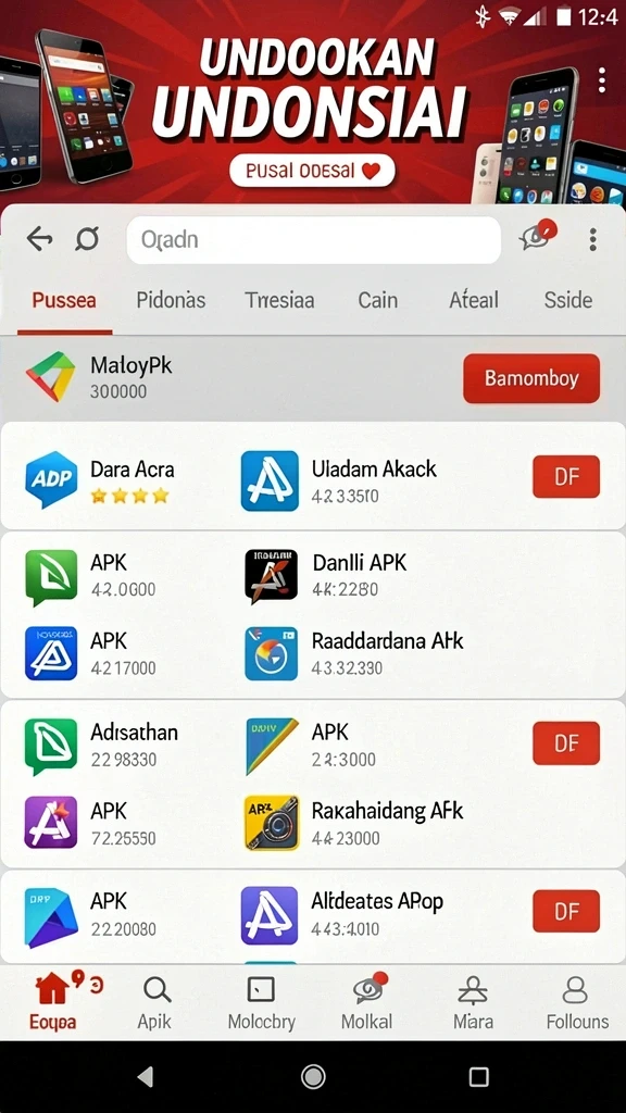 Tampilan karakter yang menarik dan beragam.