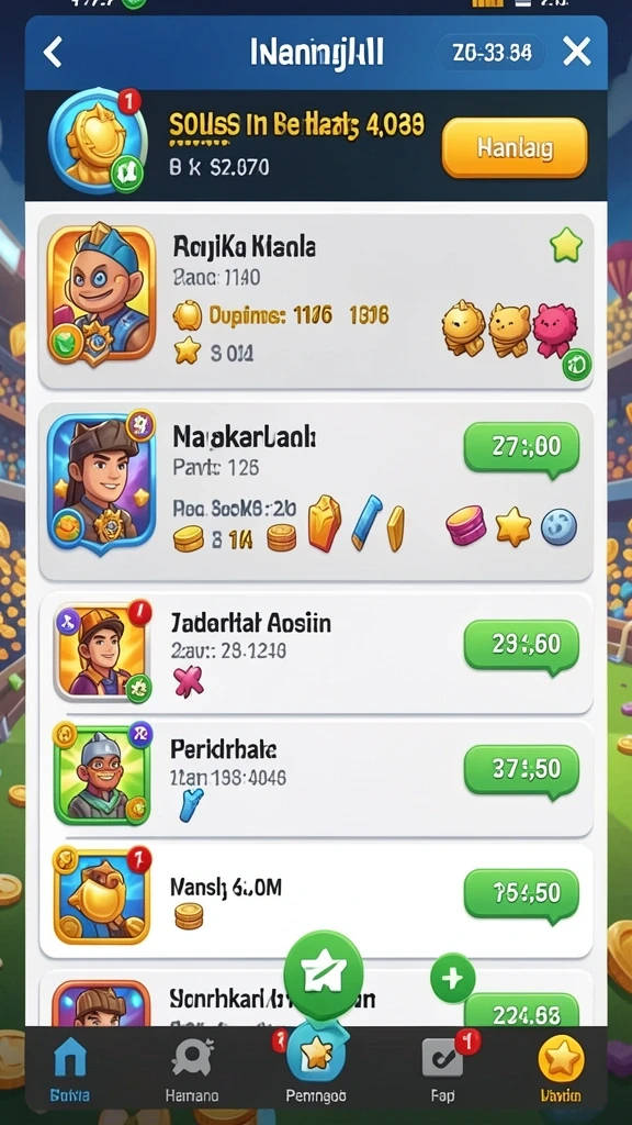 Hadiah menarik menanti setiap permainan!