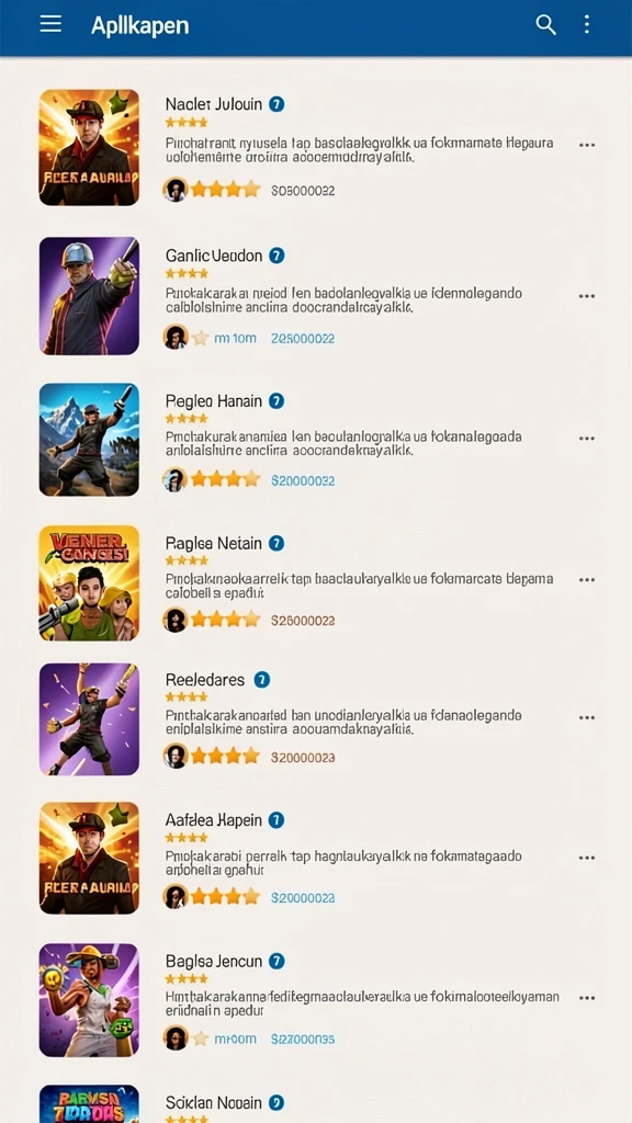 Beragam karakter menarik untuk dipilih.