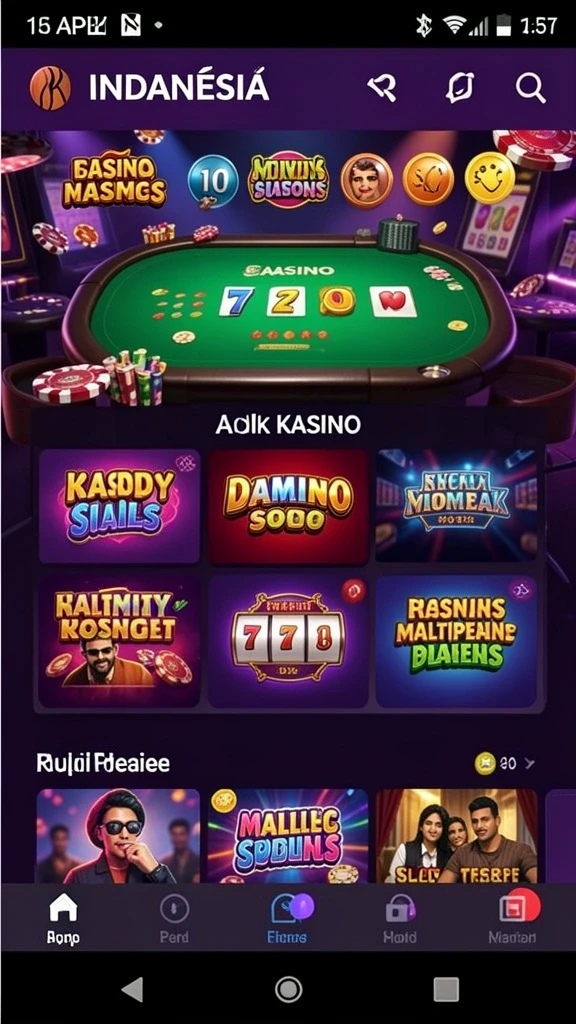 Tangkapan layar level pertama yang penuh aksi.