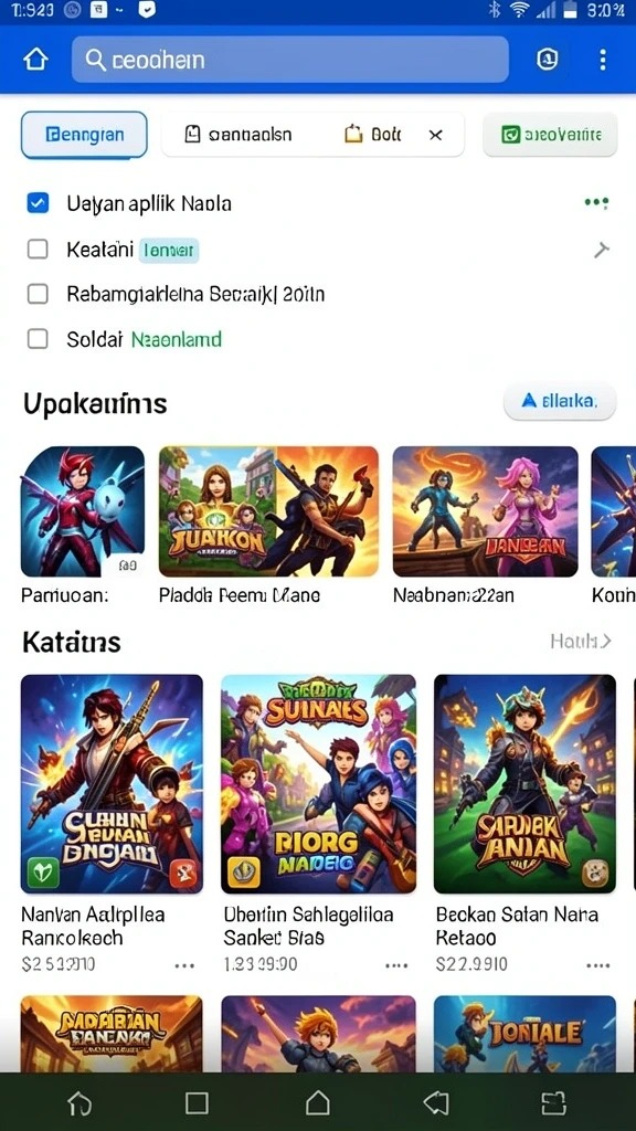 Kegiatan turnamen yang seru dan kompetitif.