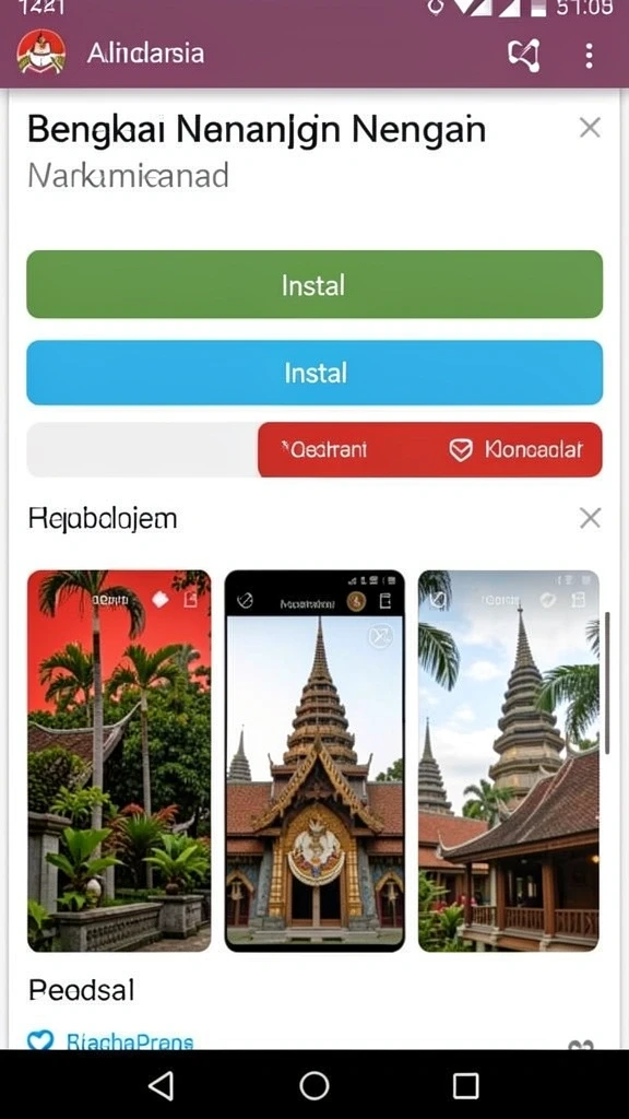 Tampilan antarmuka yang menarik dan intuitif.