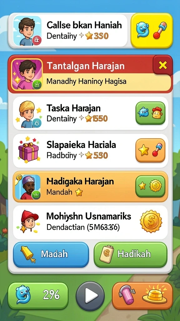 Karakter unik dalam ODDIGO yang siap beraksi.
