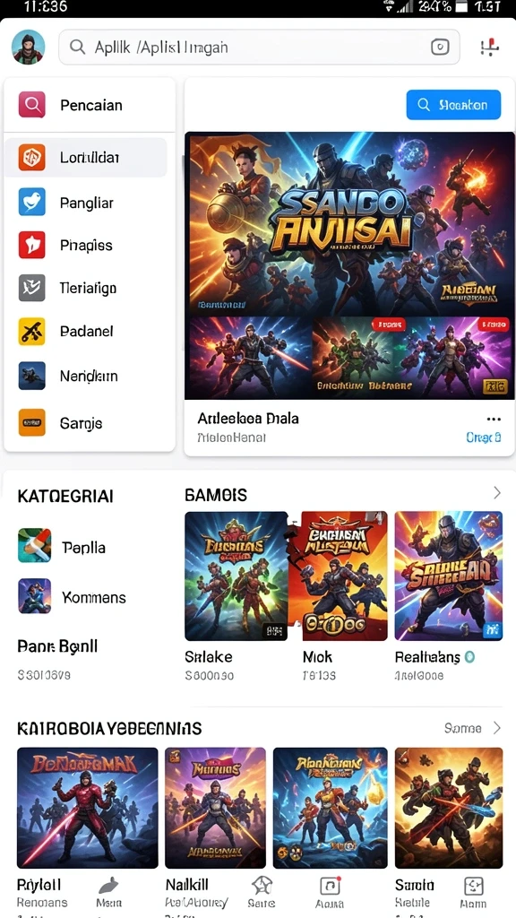 Tampilan antarmuka yang bersih dan user-friendly.