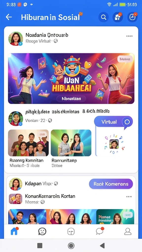 Tampilan antarmuka yang menarik dan user-friendly.
