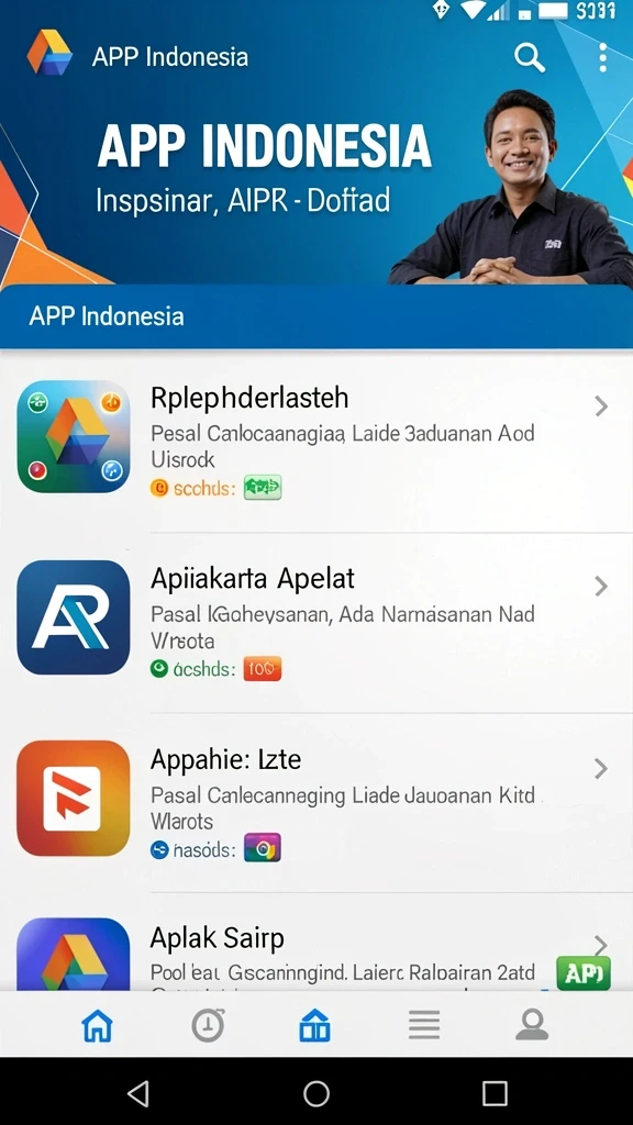 Tampilan awal game yang menarik dan penuh warna.