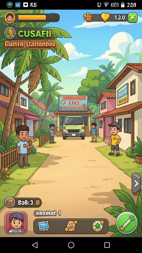 Tampilan menawan dari layar utama RR777.