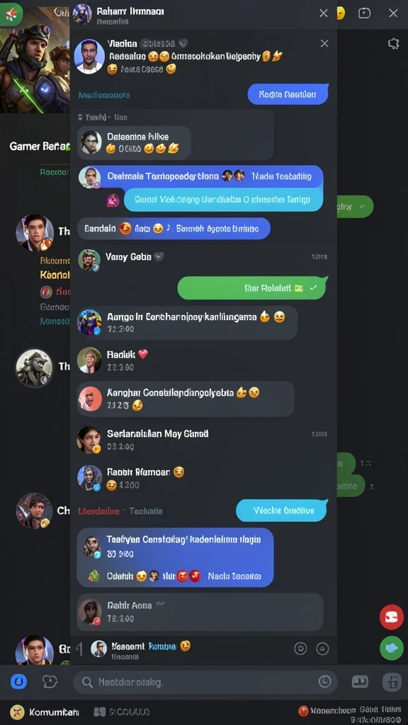 Screenshot saat beraksi dalam mode multiplayer.