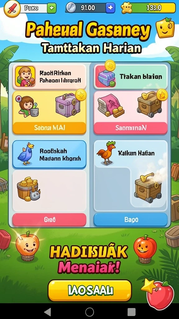 Fitur sosial yang membuat bermain semakin seru.
