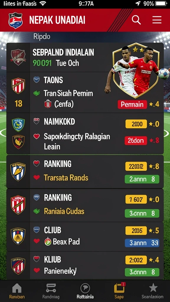 Tampilan awal game yang menarik dan intuitif.