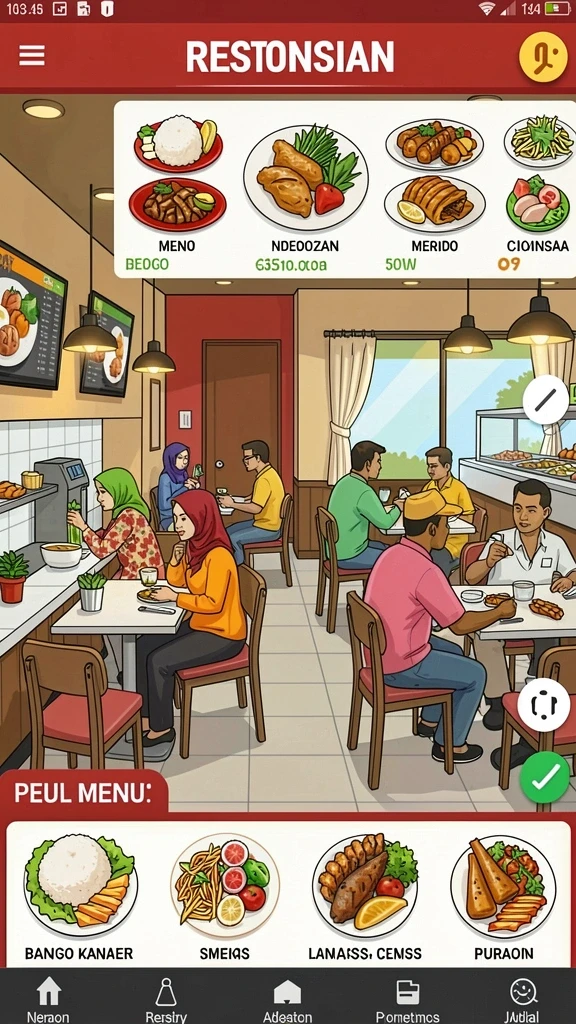 Desain grafis yang menawan dan interaktif.